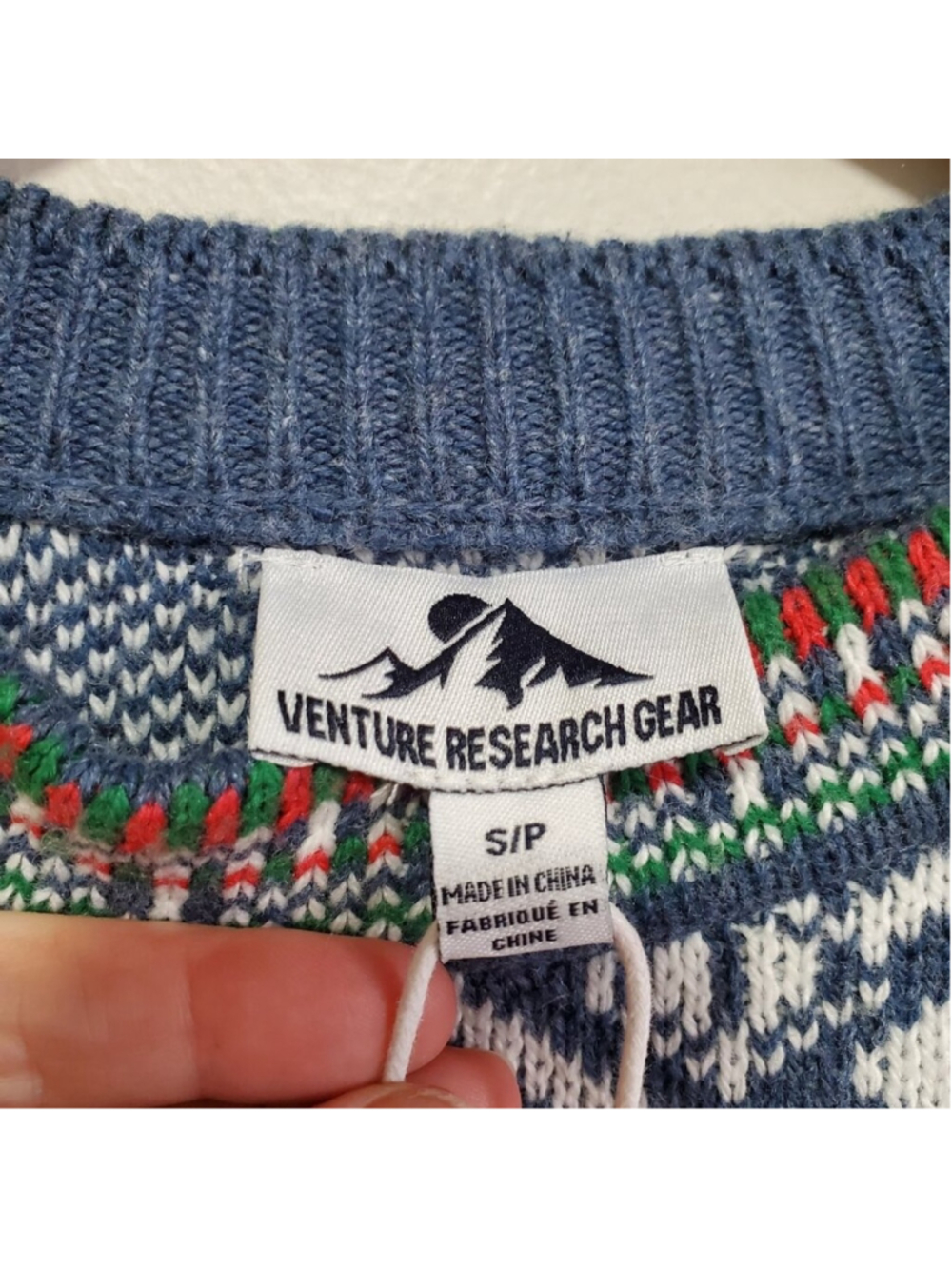 VENTURE RESEARCH GEAR NWT Wool Blend 1994 Lillehammer Nordic Sweater Small Apres - Picture 10 of 13